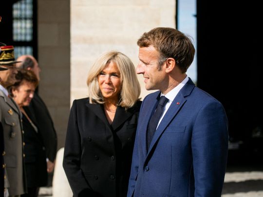 Emmanuel et Brigitte Macron