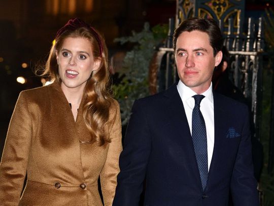 La princesse Beatrice et Edoardo Mapelli Mozzi