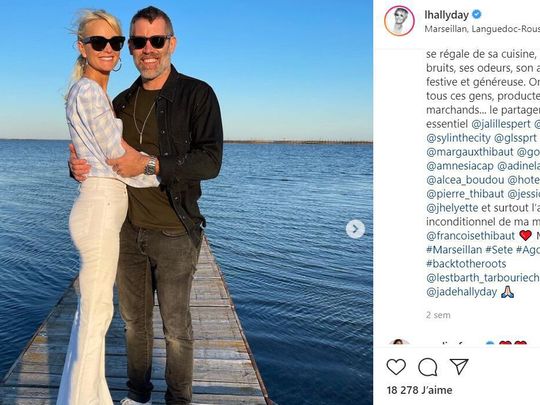 Laeticia Hallyday et Jalil Lespert