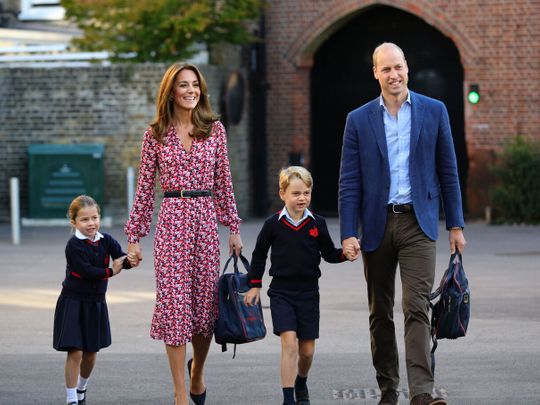 Le prince William, Kate Middleton et leurs enfants